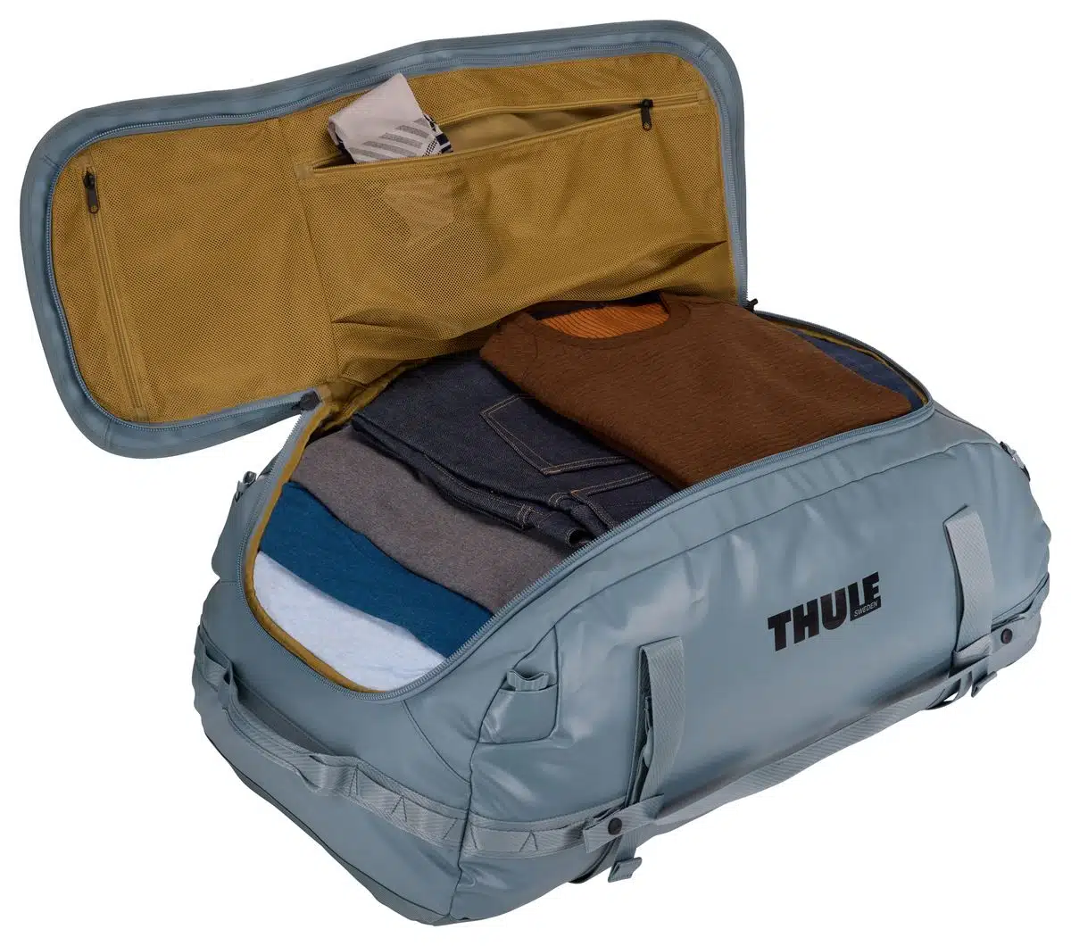 Thule Chasm športová taška 90 l TDSD304 - Pond Gray – Obrázok 8