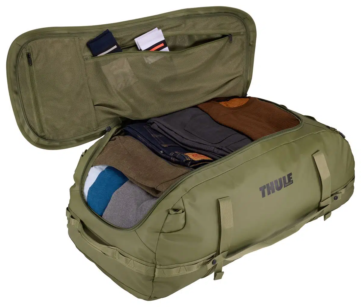 Thule Chasm športová taška 130 l TDSD305 - Olivine – Obrázok 8