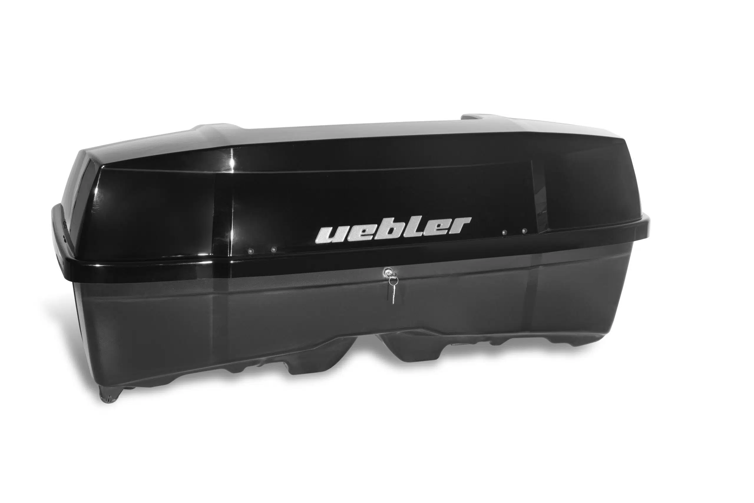 Uebler B1 (lesklá čierna) prepravný box na nosiče bicyklov Uebler rady i, X a H